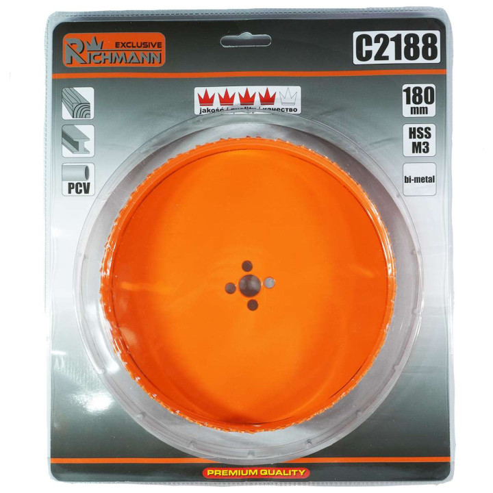 OTWORNICA BIMETAL 180 MM