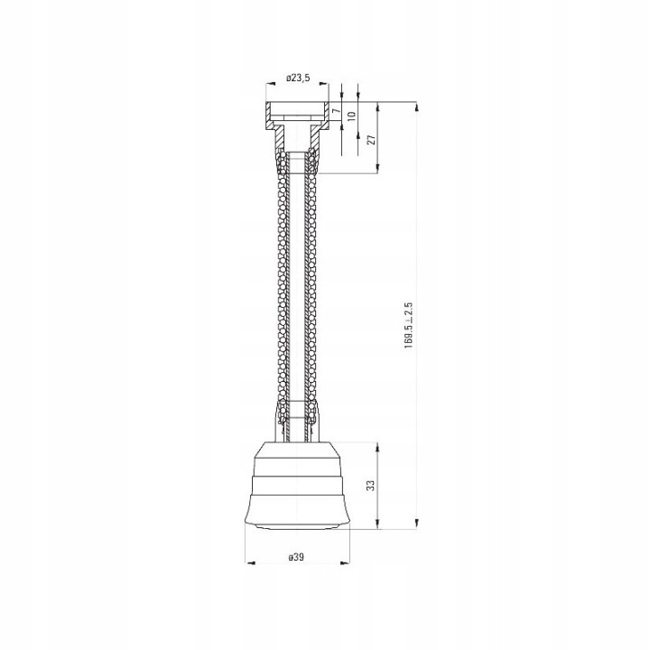 Aerator dwufunkcyjny na elastycznym wężyku ANW 062K