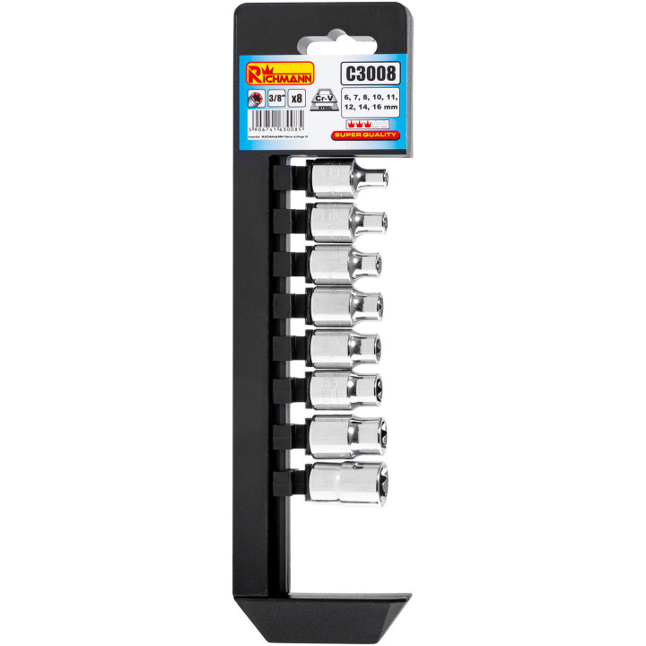 ZESTAW NAS.TORX 8 EL.3/8' E6-E16