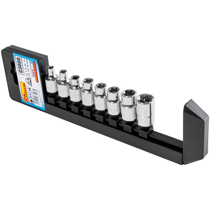 ZESTAW NAS.TORX 8 EL.3/8' E6-E16