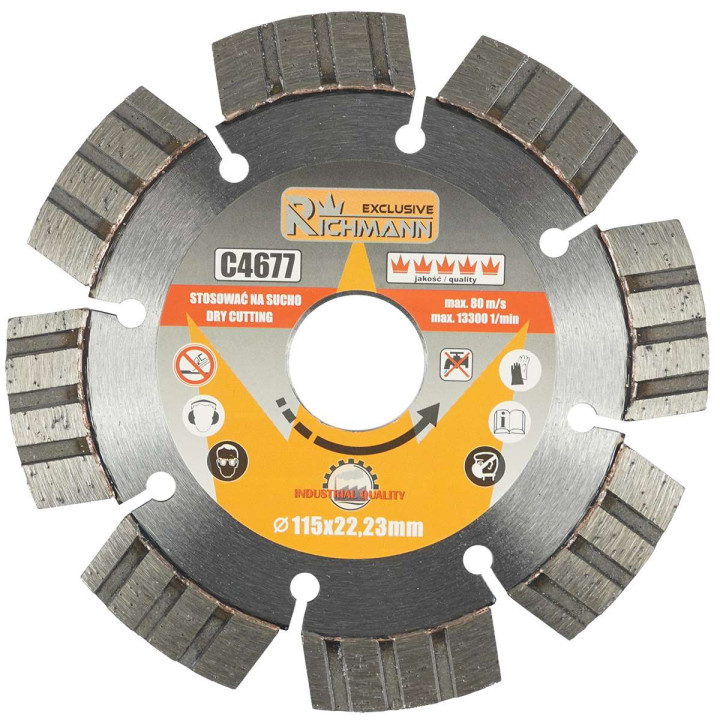 TARCZA DIAM. DO BETONU ZBROJONEGO 115 MM
