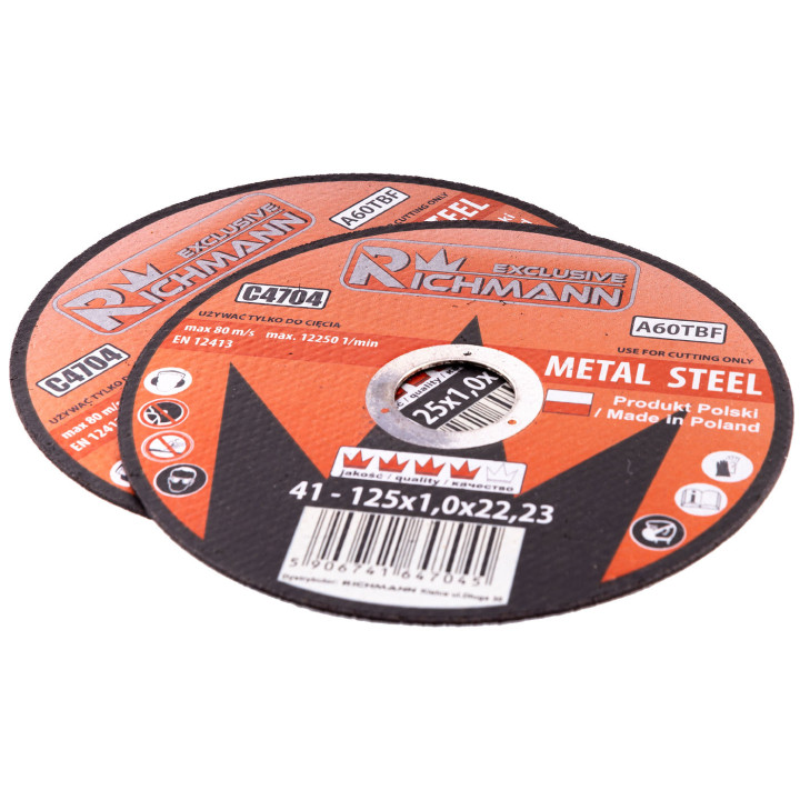TARCZA METAL 125x1