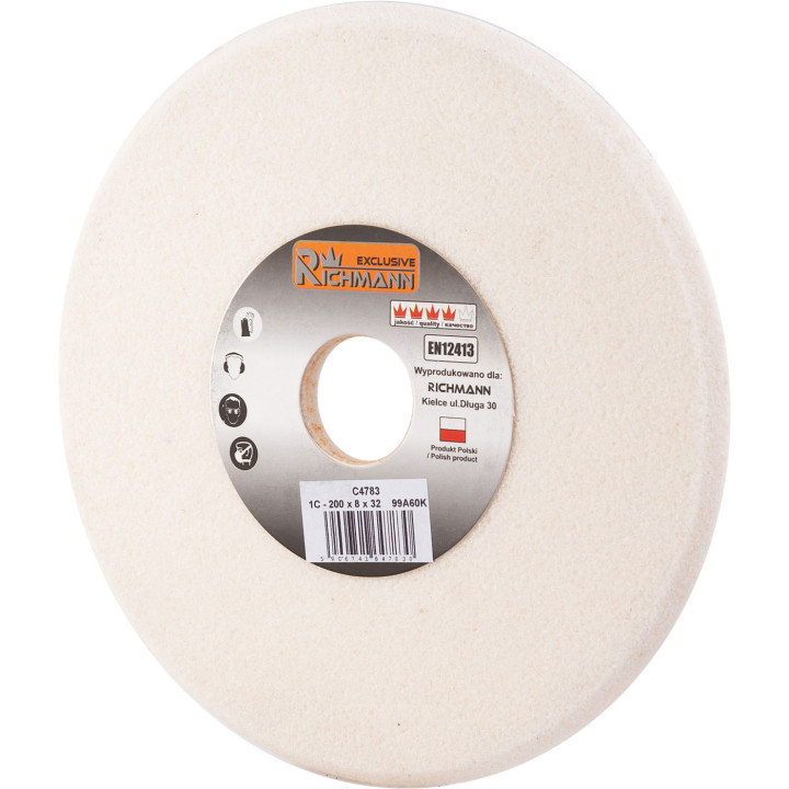 ŚCIERNICA CERAMICZNA DO OSTRZENIA 200x8x32 BIAŁA 99A60K