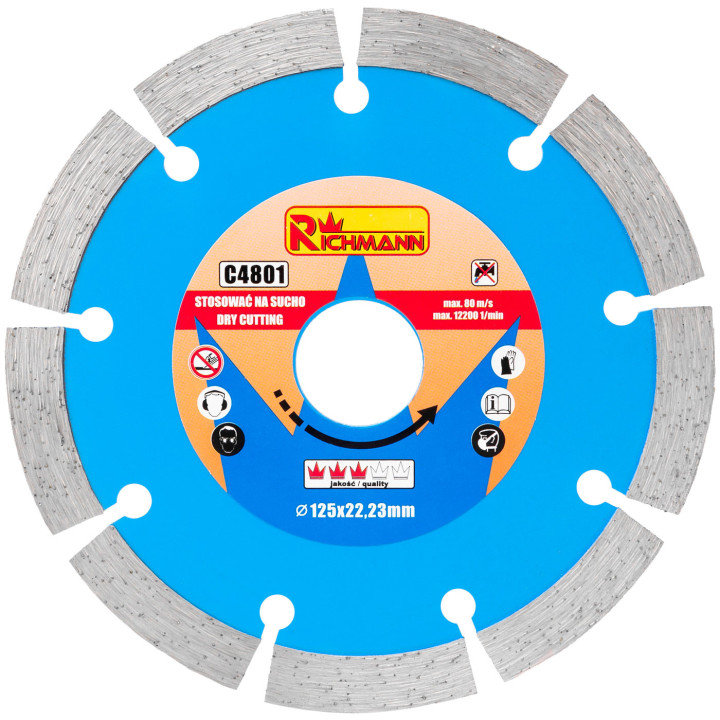 TARCZA DIAM. SEGMENT 125 MM