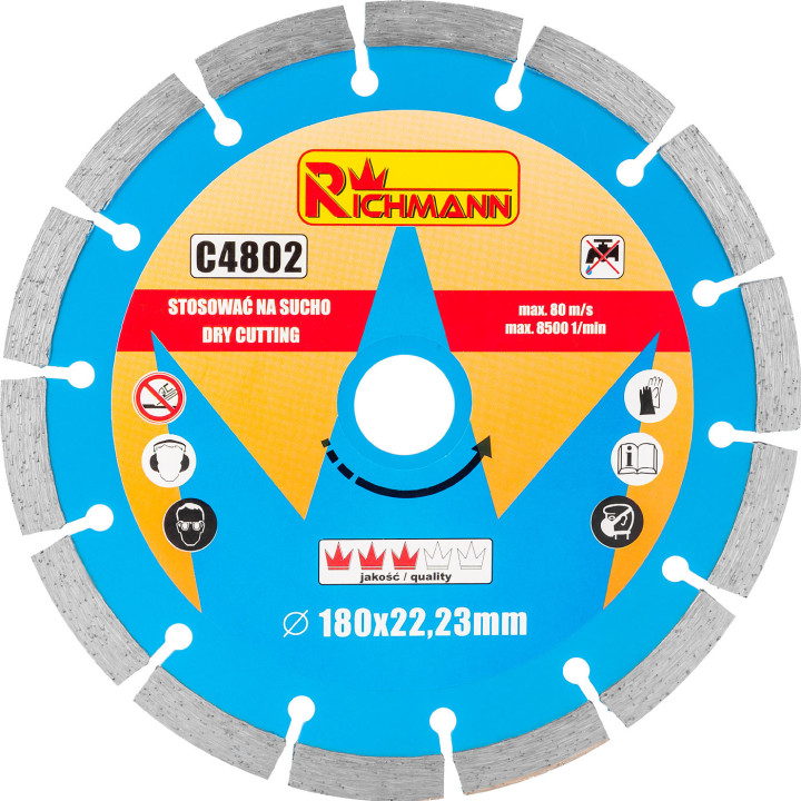 TARCZA DIAM. SEGMENT 180 MM