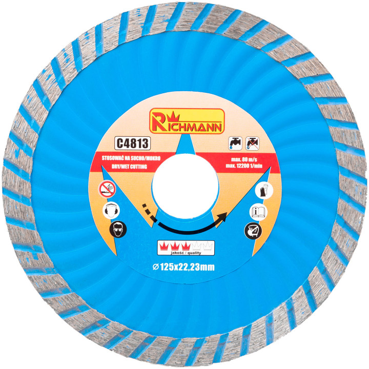 TARCZA DIAM. SUPER TURBO 125 MM