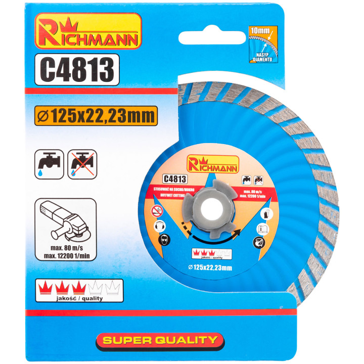 TARCZA DIAM. SUPER TURBO 125 MM
