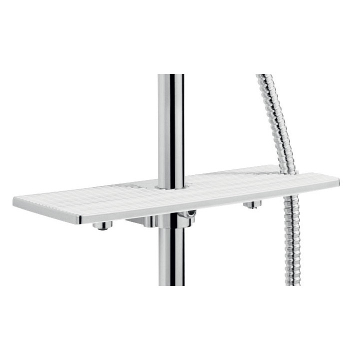 PÓŁKA NA KOSMETYKI DO ZESTAWU NP, 22 MM, CHROM