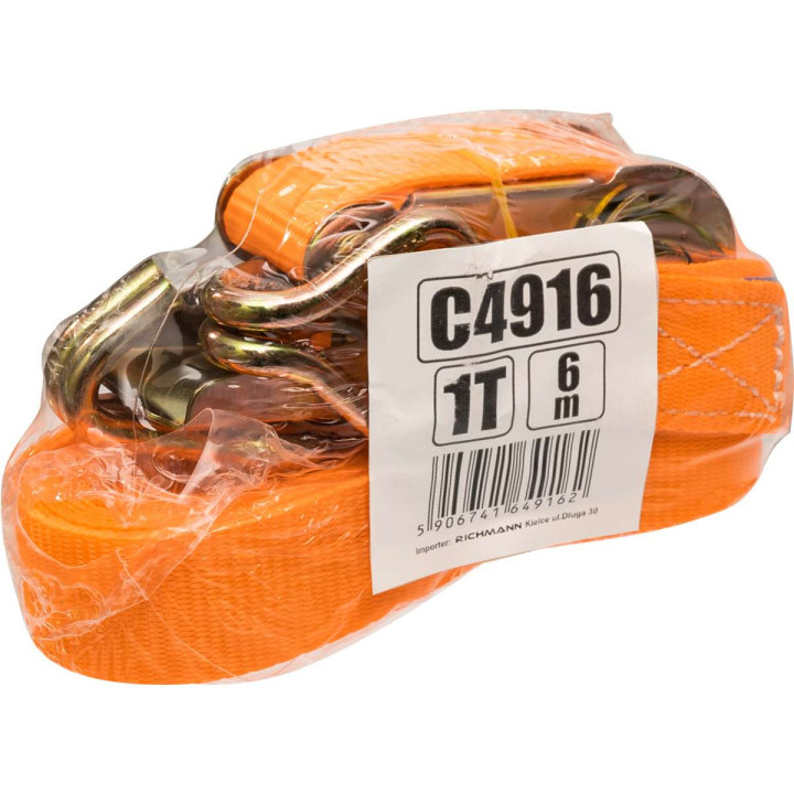 PAS TRANSPORTOWY 1 T 6 M , EN12195-2/2000 27MM