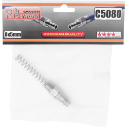 KOŃCÓWKA DO PRZEWODU POLIURET. 8x5 MM "MĘSKA"