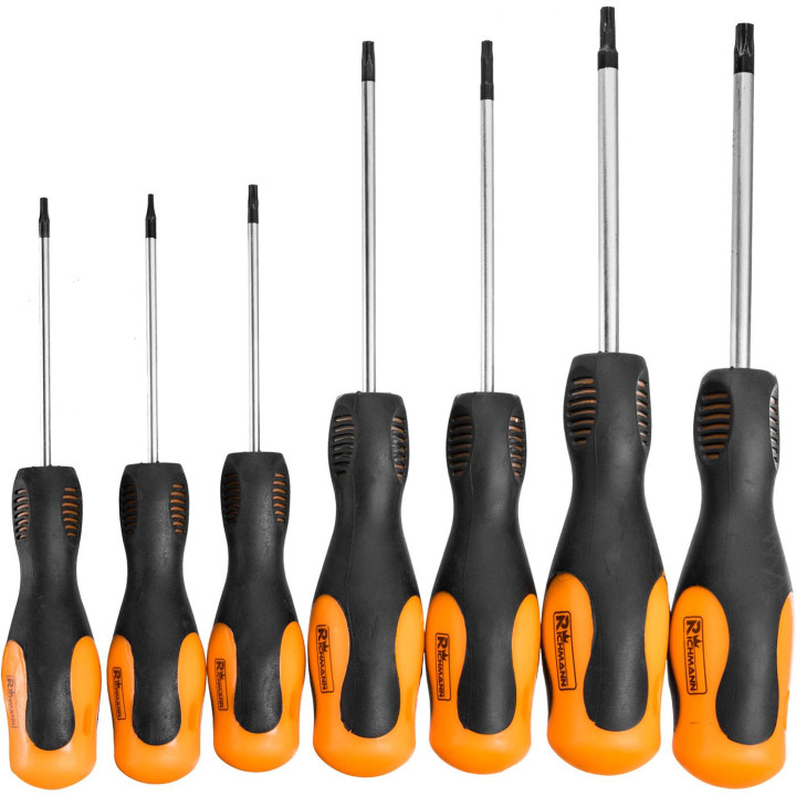 Zestaw śrubokrętów Torx magnetycznych 7 el. T6-T30 Cr-Mo Richmann