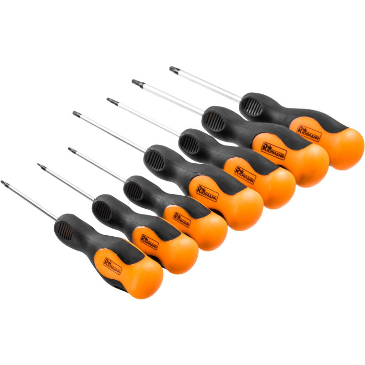Zestaw śrubokrętów Torx magnetycznych 7 el. T6-T30 Cr-Mo Richmann