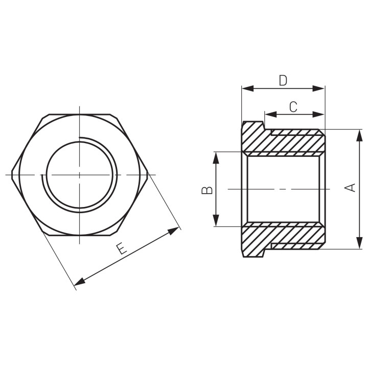 REDUKCJA MOSIĘŻNA 2"X1 1-4" ŻÓŁTA