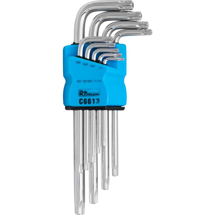 KLUCZE TORX T10-T50 C.V. 9 ELEM
