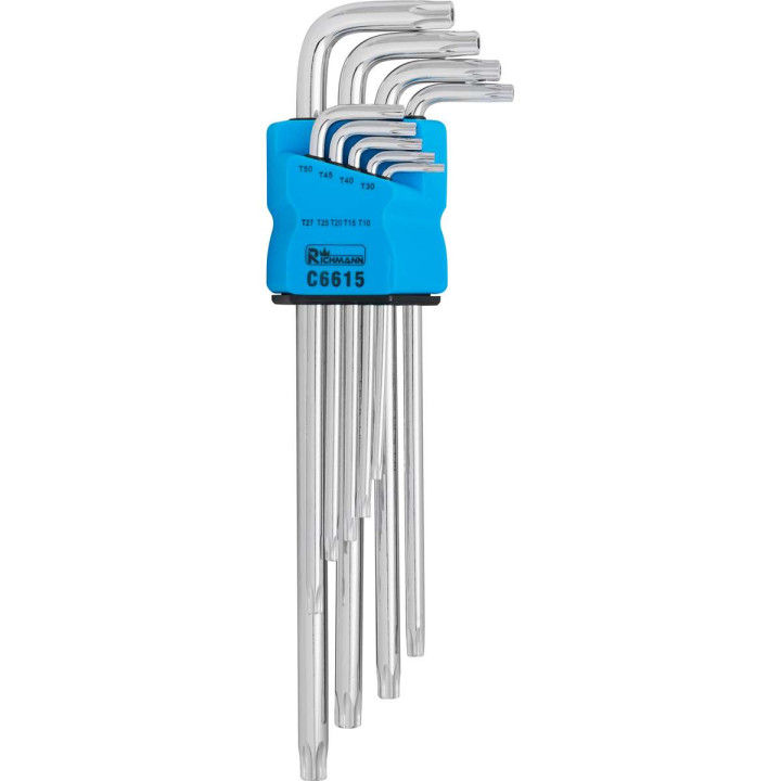 KLUCZE TORX DŁUGIE T10-T50 C.V.