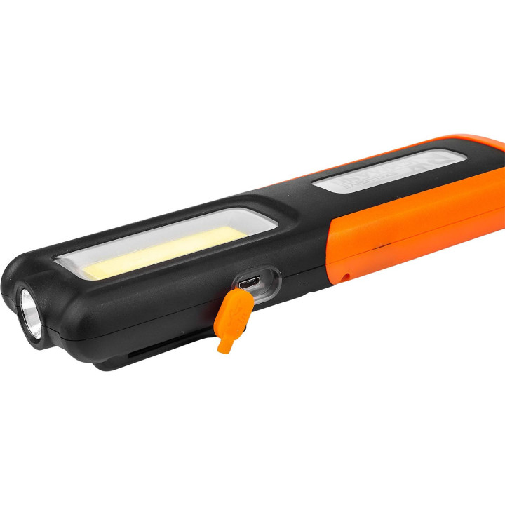 LAMPA AKU. 5W + 3W, UCHYLNA, REGULACJA MOCY