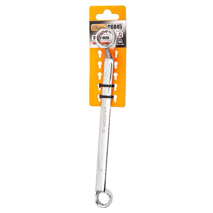 KLUCZ OCZKOWO-GIĘTY 18x19 MM POLEROWANY, ZAWIESZKA