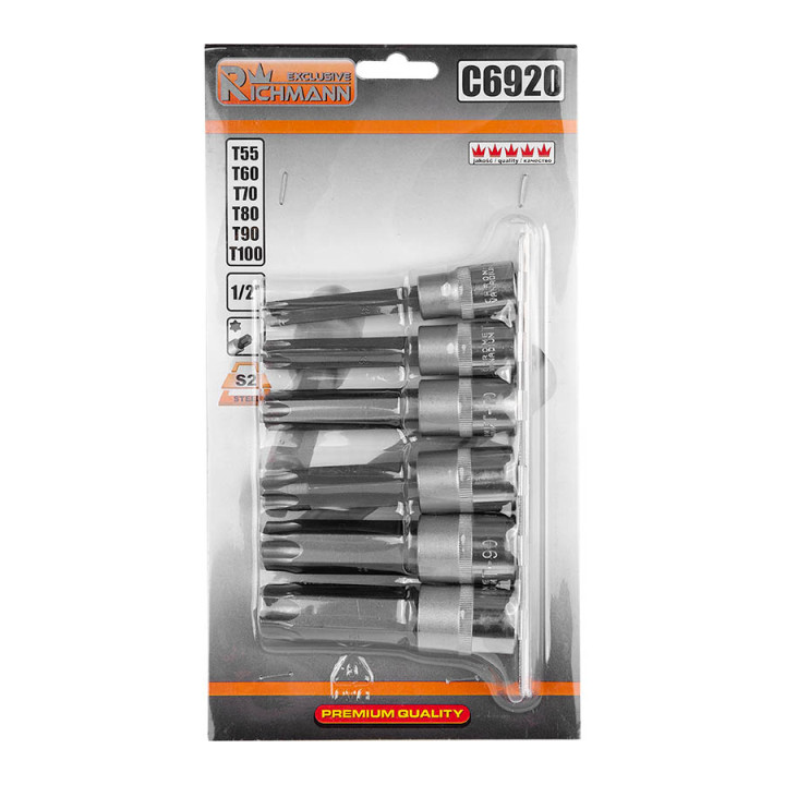 LISTWA TORX T55-T100 100MM 1/2'S2