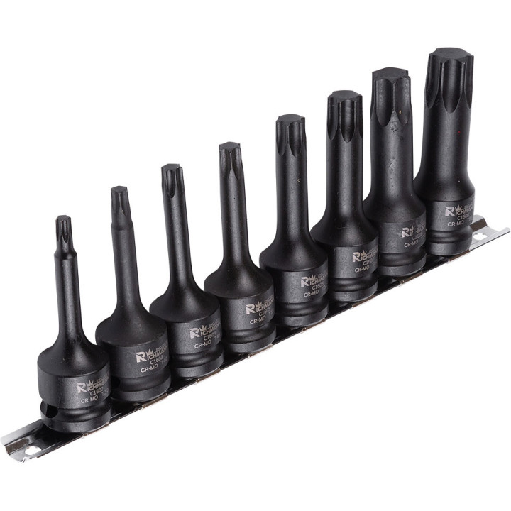 LISTWA UDAROWA TORX T30-T80 78MM 1/2' 8 ELEM.