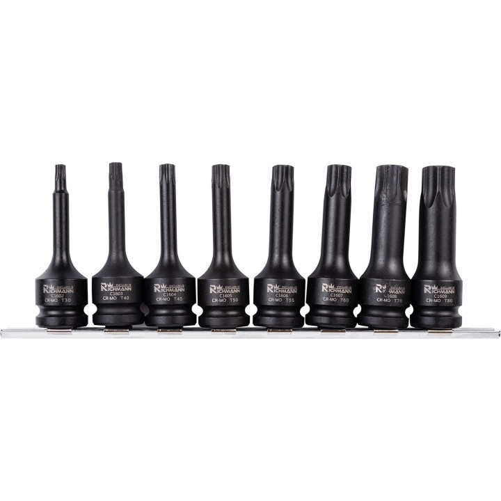 LISTWA UDAROWA TORX T30-T80 78MM 1/2' 8 ELEM.