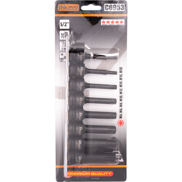 LISTWA UDAROWA RIBE M5-M18 78MM 1/2' 8 ELEM.
