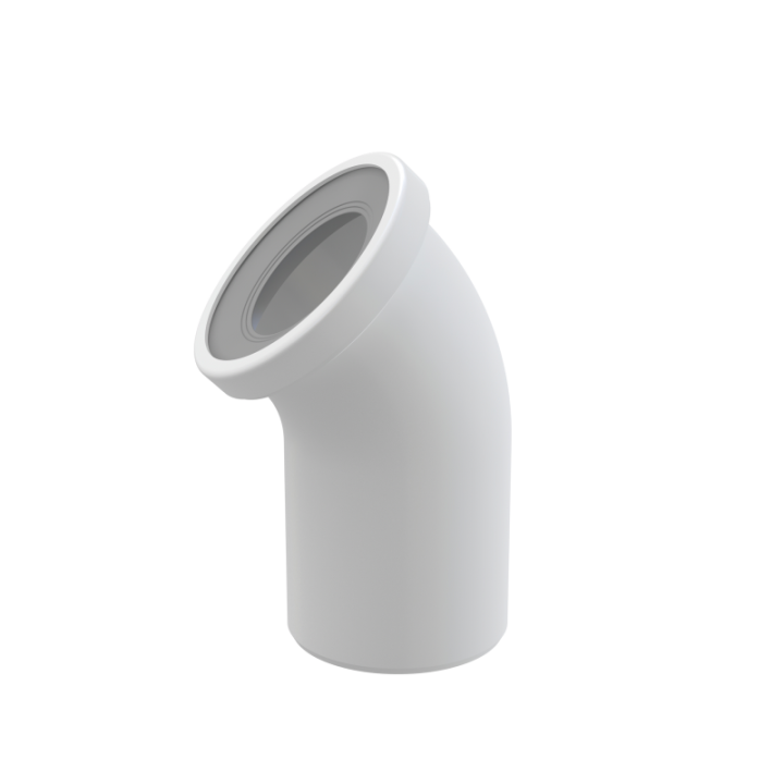 Przyłącze WC - kolano 45°