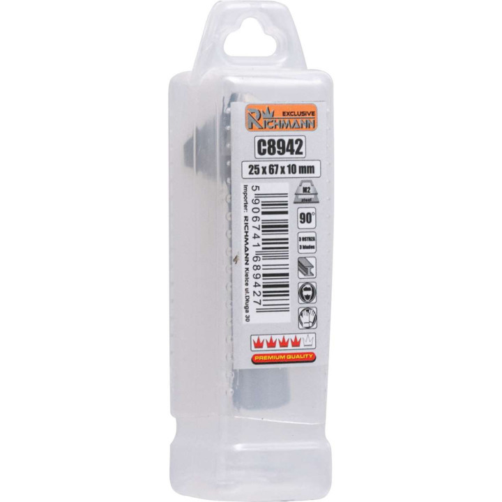POGŁĘBIACZ STOŻKOWY HSS 25 x 67 x 10 MM