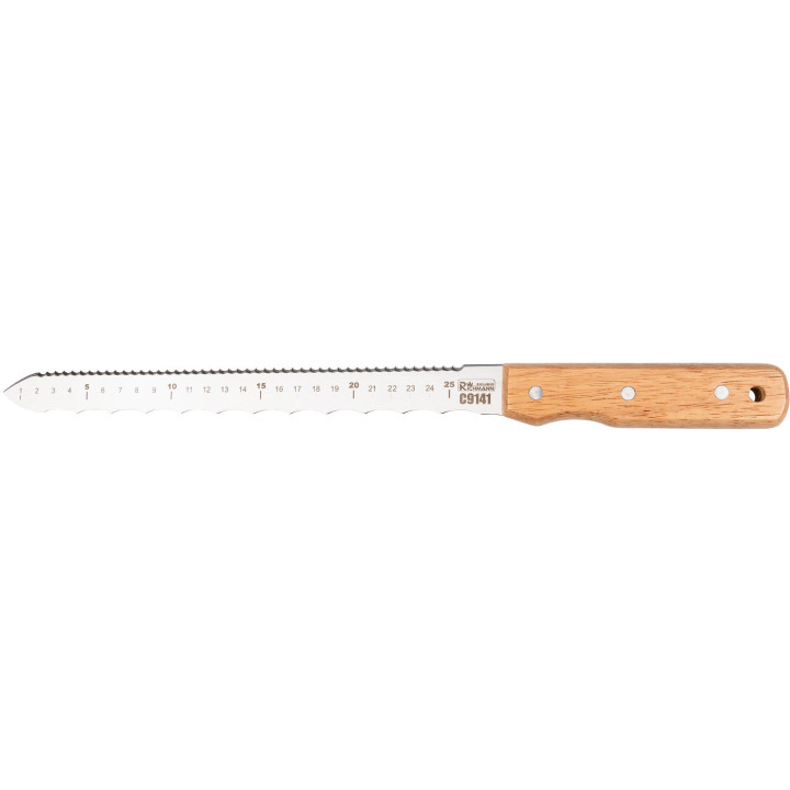 NÓŻ DO WEŁNY MINER./ STYROPIANU 420 MM RĄCZKA DREWNO