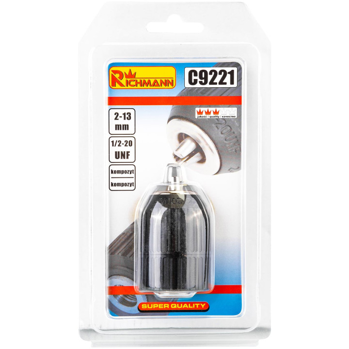 UCHWYT WIERTARSKI SAMOZACISK 2-13 MM 1/2-20UNF KOMPOZYT