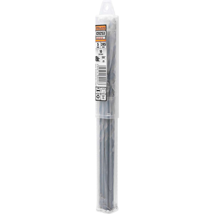 WIERTŁO DO METALU EXTRA DŁUGIE 5 MM (245 MM) PROFI