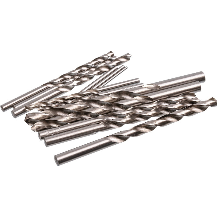 WIERTŁA DO METALU 1,5-6,5 MM 13 ELEM. PLASTIKOWE PUDEŁKO