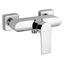 ALGEO SQUARE BATERIA NATRYSKOWA BEZ ZESTAWU NATRYSKOWEGO, CHROM