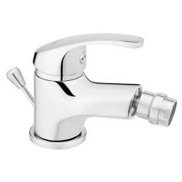 BASIC BATERIA BIDETOWA, KOREK AUTOMATYCZNY Z TWORZYWA, CHROM