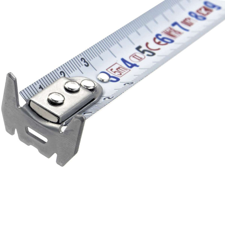 KAPRO MIARA ZWIJANA 5Mx25MM AUTOSTOP, MAGNES, DWUSTRONNA PODZIAŁKA