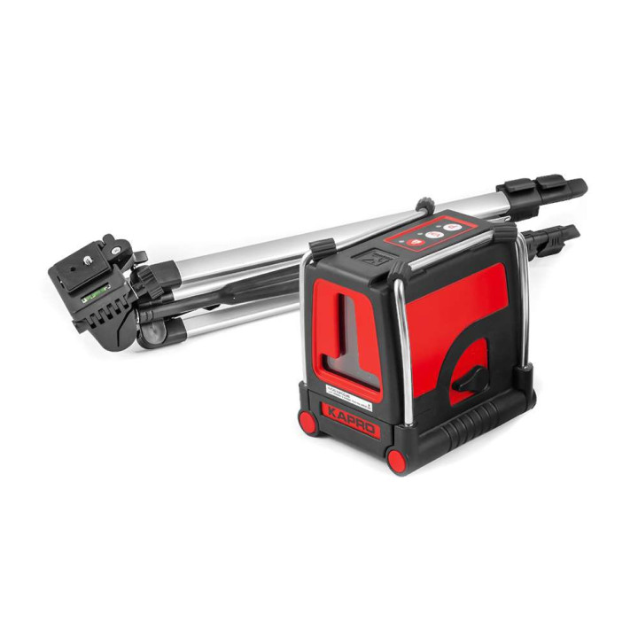 KAPRO NIWELATOR LASEROWY LINIOWO-KRZYŻOWY 1 x PION, 1 x POZIOM ZE STATYWEM MINI