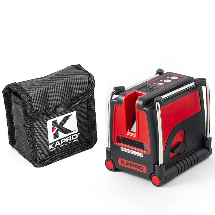 KAPRO NIWELATOR LASEROWY LINIOWO-KRZYŻOWY 2 x PION, 1 x POZIOM