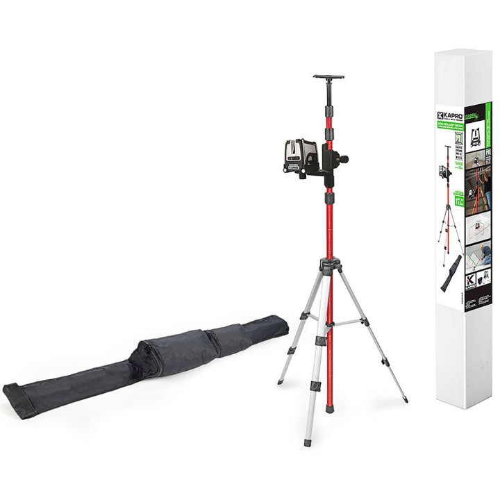 KAPRO NIWELATOR LASEROWY ZIELONY 3 LINIE + STATYW KA886-58