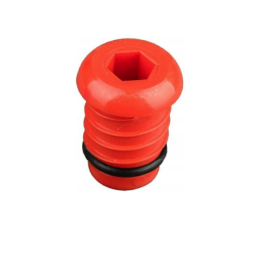 Korek Zaślepka Zatyczka Kapa do Prób Szczelności Ciśnienia PEX ALUPEX Ø 16x2mm - czerwony
