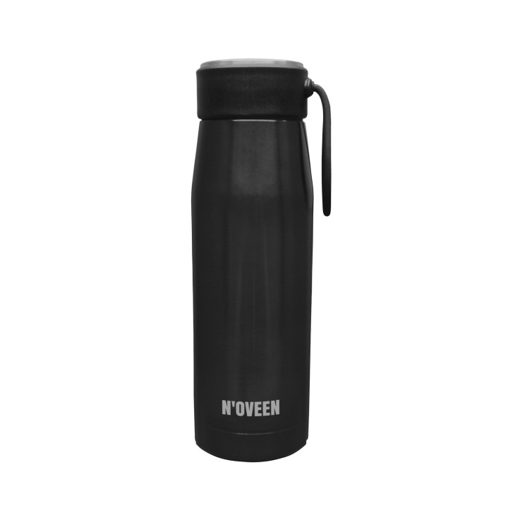 BUTELKA TERMICZNA NOVEEN TB220 GREY TRANSPARENT 390 ML
