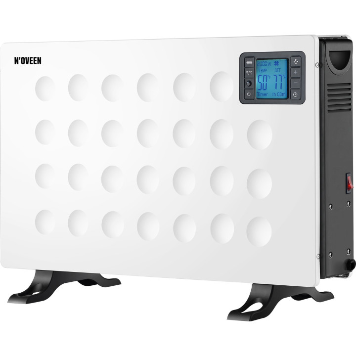 Grzejnik Konwektorowy Noveen CH8000 LCD Smart White