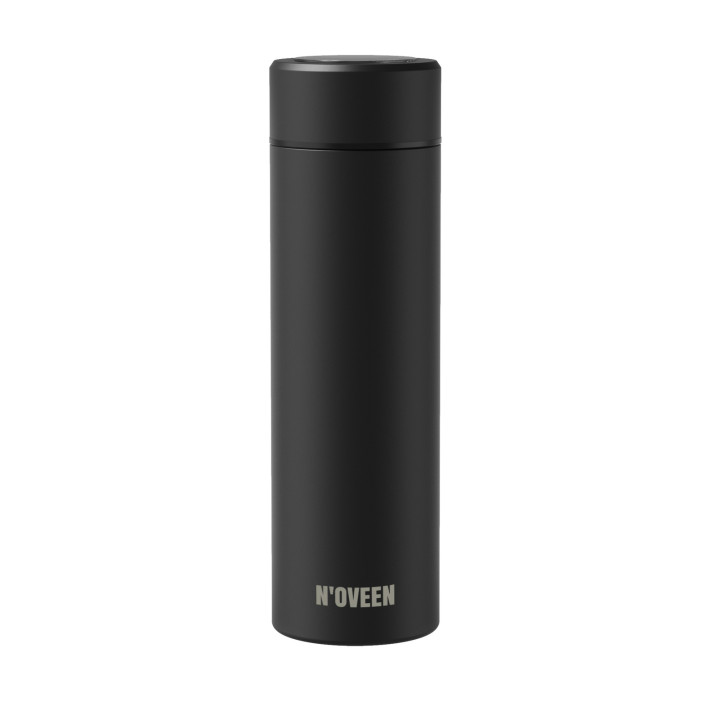 BUTELKA TERMICZNA LED NOVEEN TB2310 BLACK MAT 450 ML