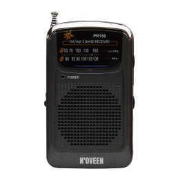 RADIO PRZENOŚNE NOVEEN PR150 BLACK***