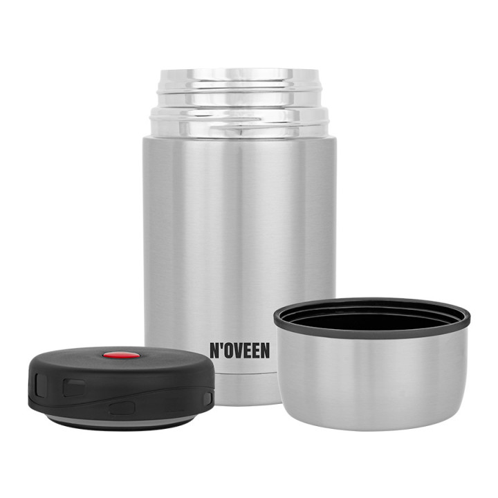 TERMOS OBIADOWY NOVEEN TB951 SILVER 800 ML