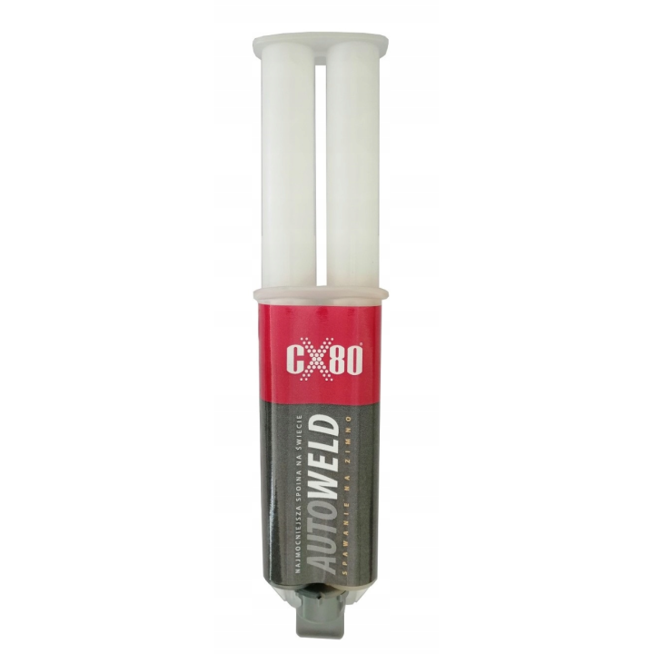 CX80 KLEJ SPAWANIE NA ZIMNO AUTOWELD 30ML - STRZYKAWKA EPOKSYDOWA - MOCNA SPOINA