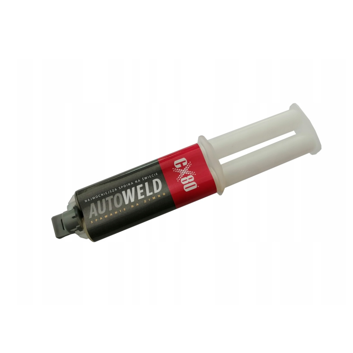 CX80 KLEJ SPAWANIE NA ZIMNO AUTOWELD 30ML - STRZYKAWKA EPOKSYDOWA - MOCNA SPOINA