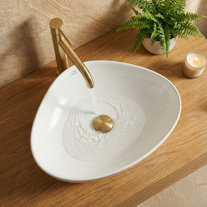ASYMMETRIC - UMYWALKA NABLATOWA CERAMICZNA