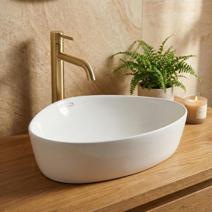 ASYMMETRIC - UMYWALKA NABLATOWA CERAMICZNA