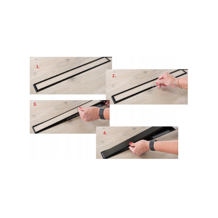 BASSO - ODPłYW LINIOWY 80 CM