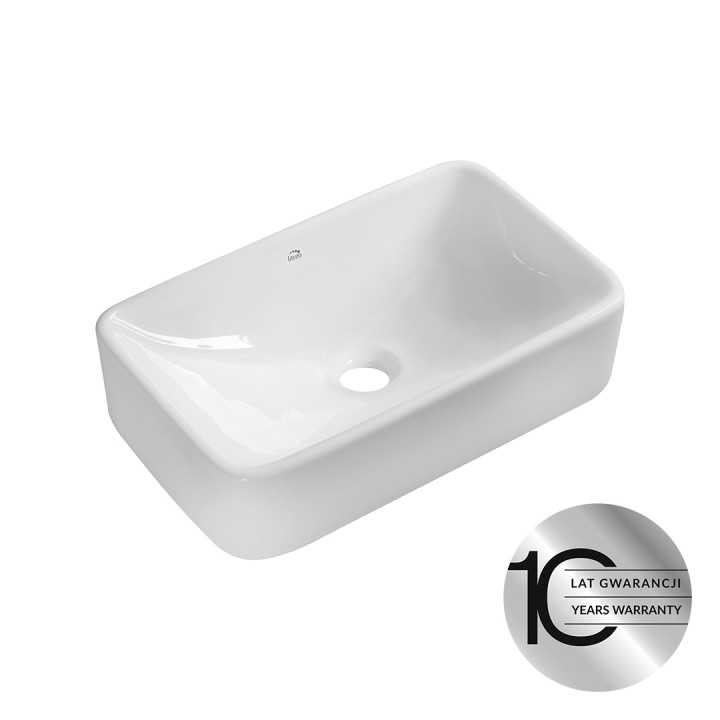 KVADRATO - UMYWALKA NABLATOWA CERAMICZNA