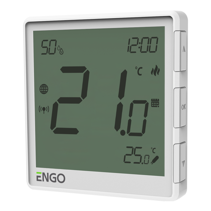INTERNETOWY, PODTYNKOWY REGULATOR TEMPERATURY ZIGBEE, 230V, BIAŁY